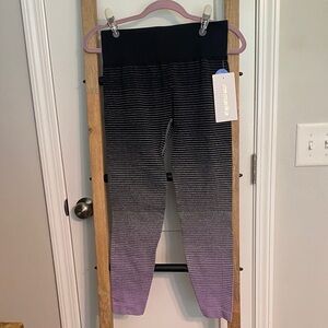 Marika Black and Purple Ombre Leggings